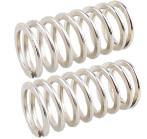 Flat wire compression spring