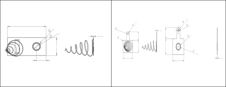 Battery spring drawing