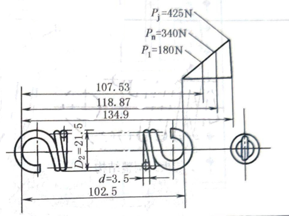 Calculation Example of Cylindrical Helical Tension Spring