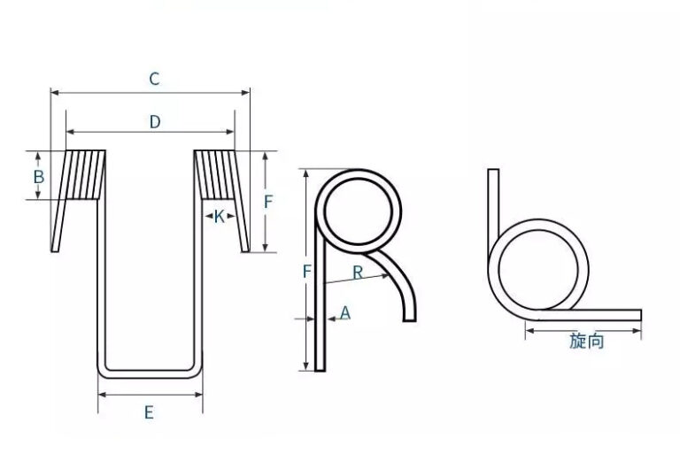 Torsion spring coefficient